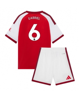 Arsenal Gabriel Magalhaes #6 Maglia Gara Casa Repliche 2026-27 Bambino Maniche Corte Arsenal Gabriel Magalhaes #6 Maglia Gara Casa Repliche 2026-27 Bambino Maniche Corte